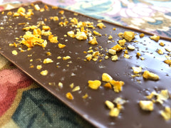 38% Organic Milk Chocolate Bar w/ Orange & Alaskan Sea Salt | Farmhouse Chocolates | 2 oz