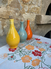 Nasturtium Flour Sack Tea Towel | Maria Schoettler