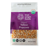 Organic Yellow Popcorn | 1 Pound Bag | True Origin Foods