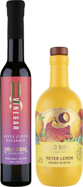 Dynamic Duo #3: Organic Meyer Lemon Olive Oil + Apple Cider Balsamic Vinegar