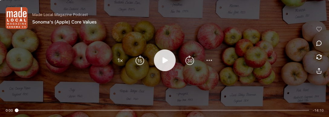 Sonoma's (Apple) Core Values