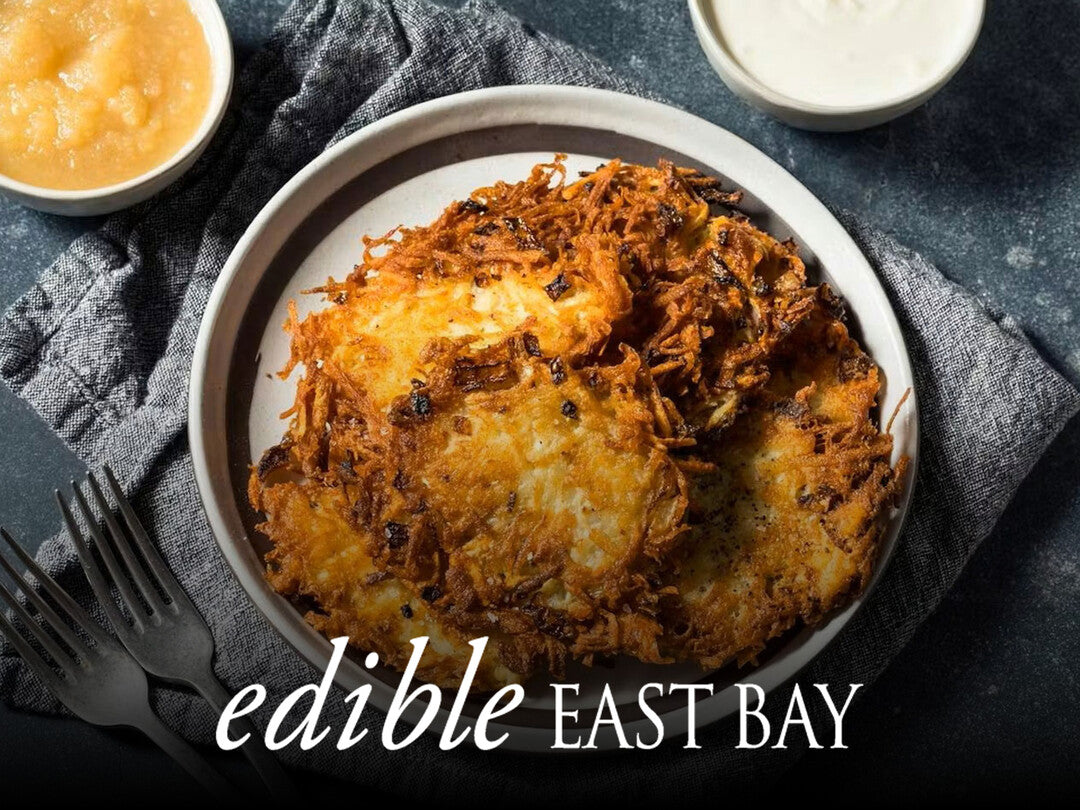 Golden Latkes & Orchard Apples: A Hanukkah Recipe from Gold Ridge Organic Farms