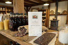 71% Organic Chocolate Bar w/ Cacao Nibs & Alaskan Sea Salt | Farmhouse Chocolates | 2 oz.