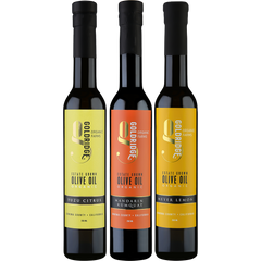 Citrus Oil Trio Gift Set - Yuzu + Mandarin Kumquat + Meyer Lemon, ORGANIC CA Olive Oil | 3 - 250 ml bottles