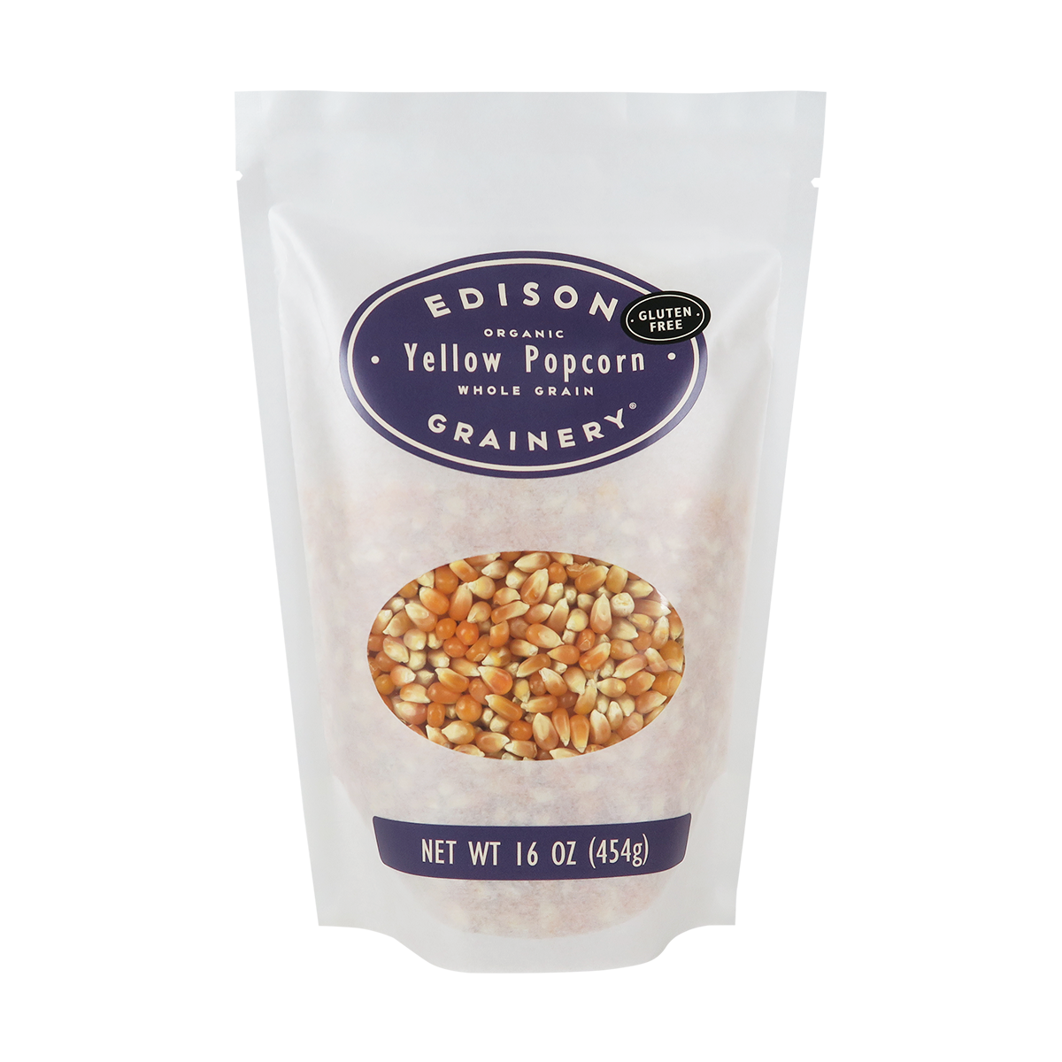 Edison Grainery Organic Yellow Popcorn 16 oz