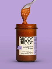 Organic Hazelnut Cacao Nut Butter | BUDDY BUDDY | 9.17 oz jar