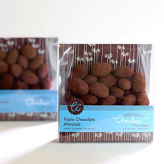 Triple Chocolate Almonds | Charles Chocolates | 6.5 oz