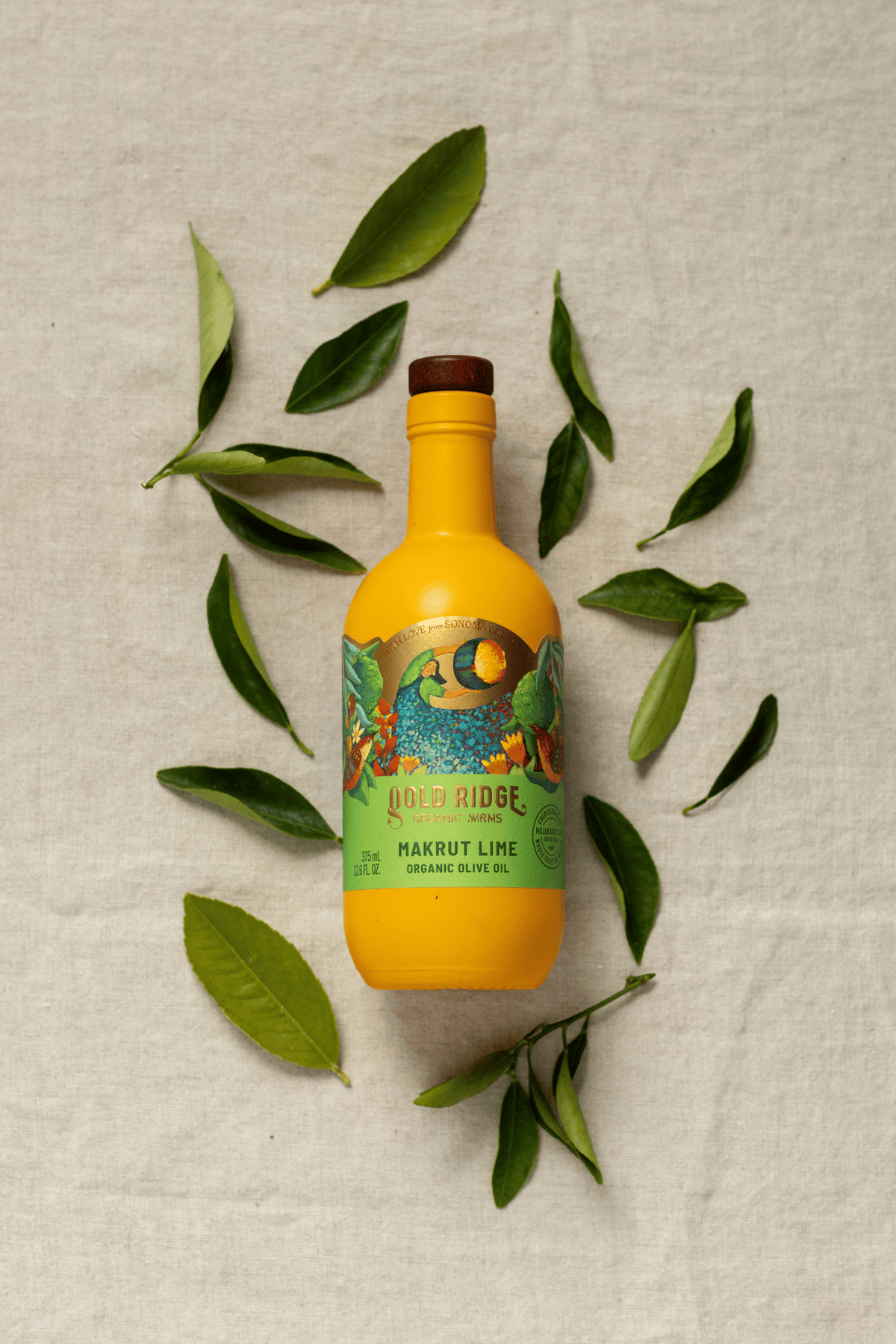 Makrut Lime Olive Oil, ORGANIC California Olive Oil | 375 ml